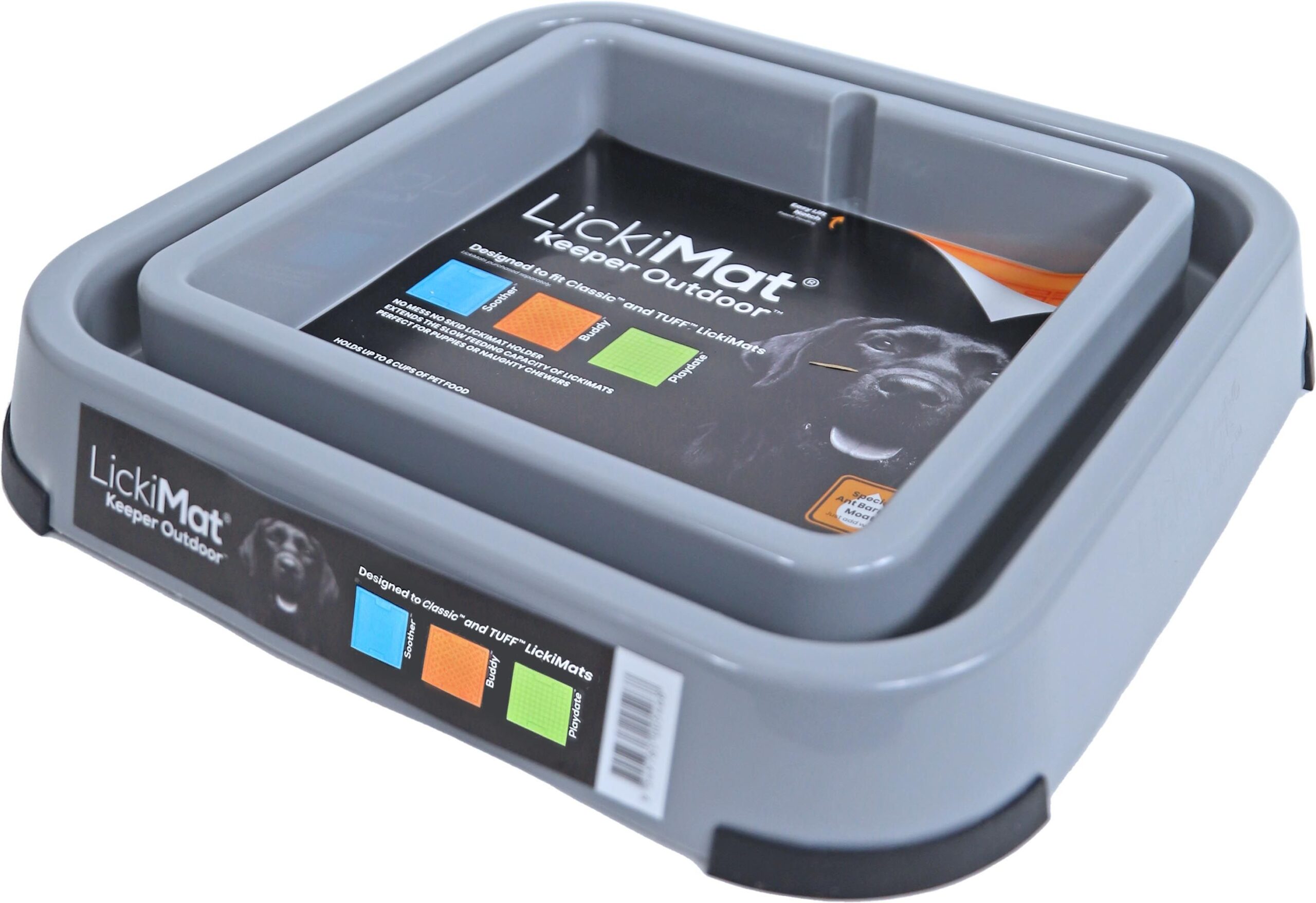 Lickimat - Keeper Outdoor Hond Grijs