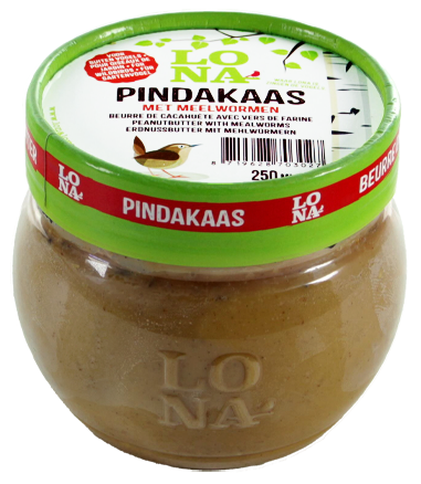 Lona - Pindakaas met Meelwormen
