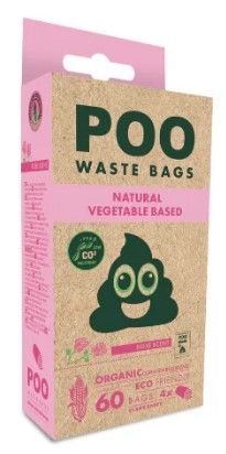 M-pets - Poo Dog Poepzakjes met rozengeur