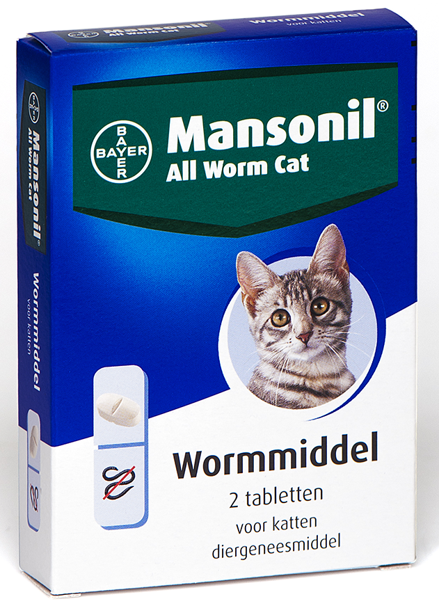 Mansonil - Wormmiddel Kat