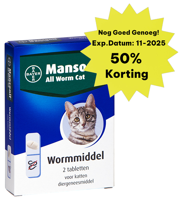 Mansonil - Wormmiddel Kat