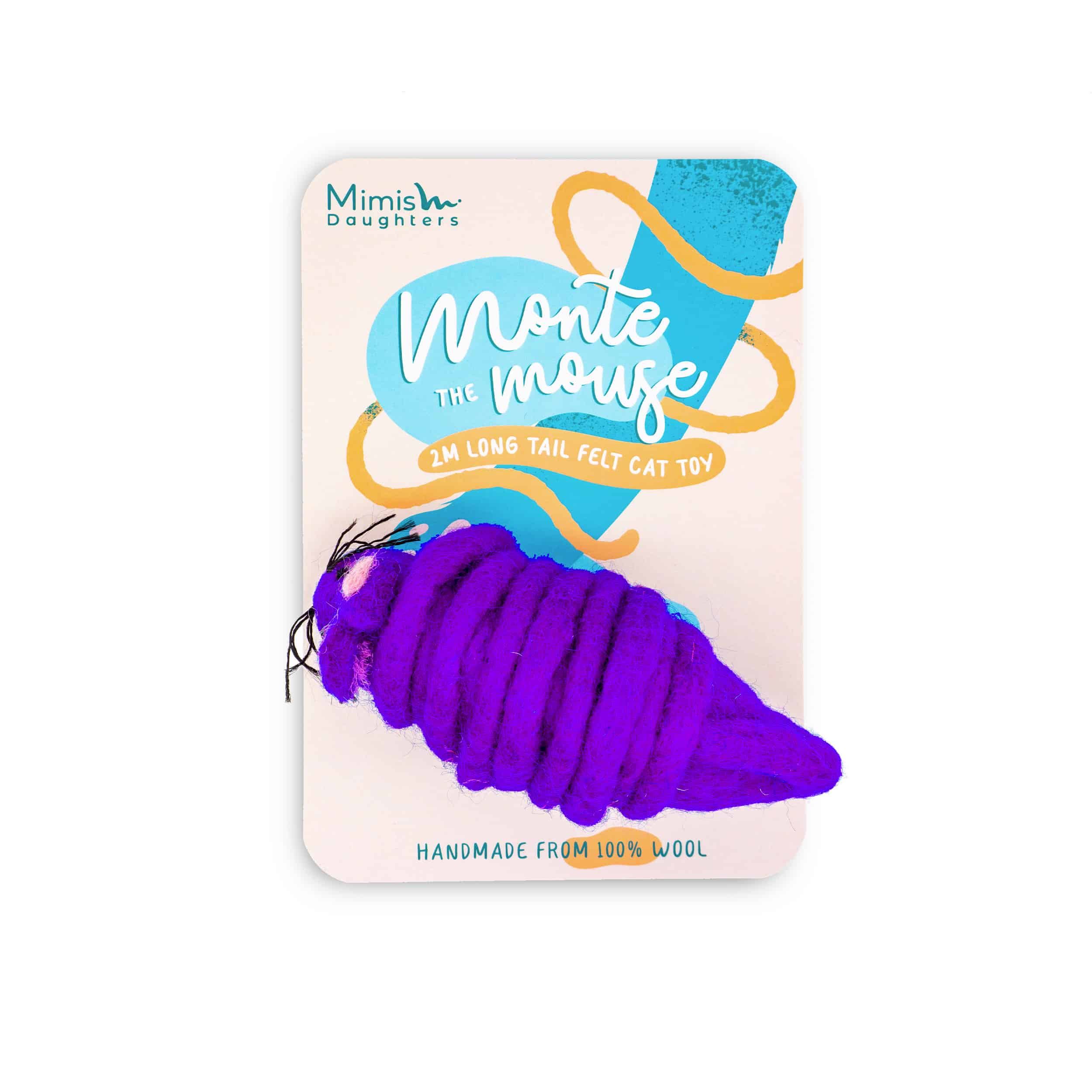 Mimis Daughters - Monte The Mouse donker Paars