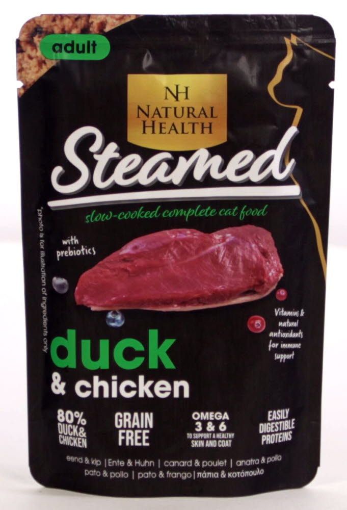 Natural Health Cat - Steamed Duck 85gr
