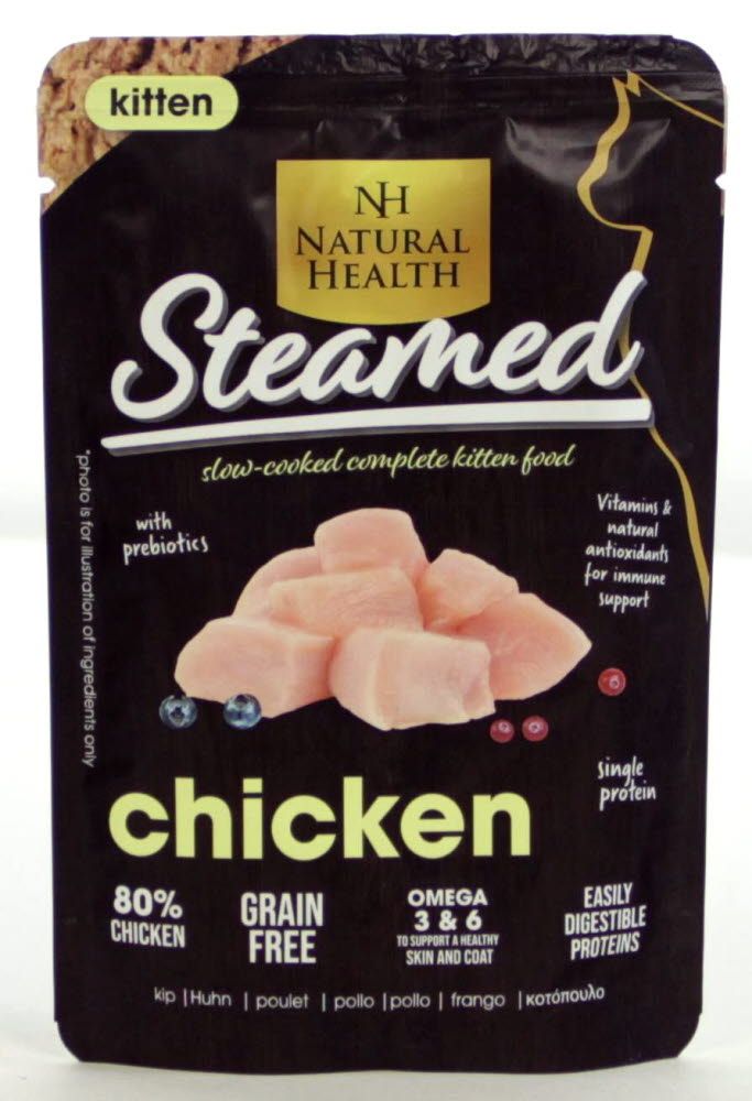 Natural Health Cat - Steamed Kitten Chicken 85gr