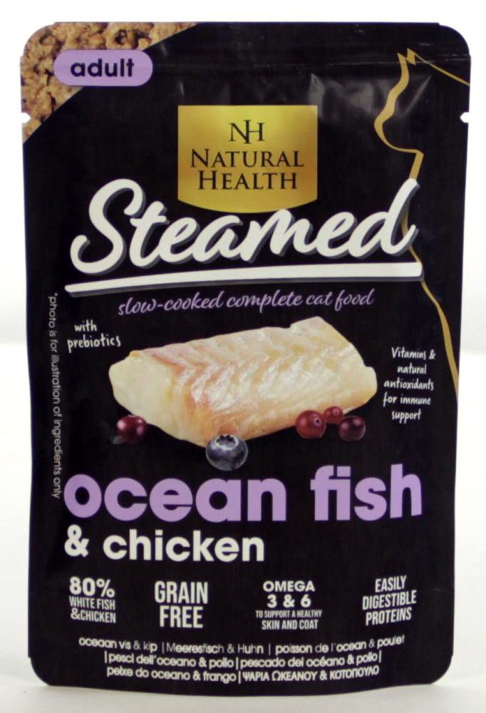 Natural Health Cat - Steamed Ocean Fish 85gr