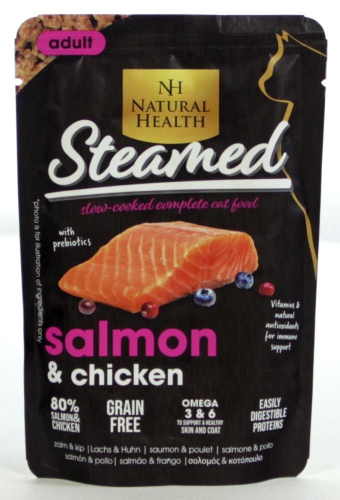 Natural Health Cat - Steamed Salmon 85gr