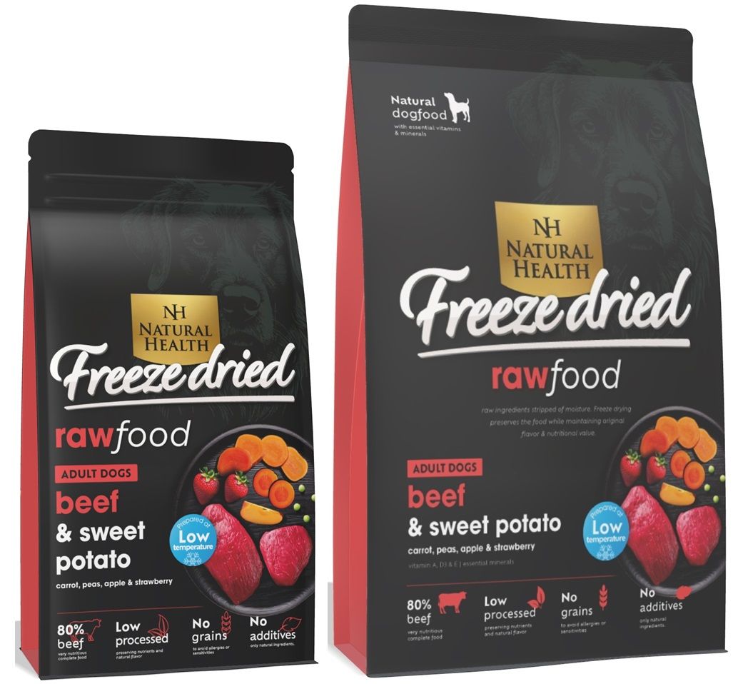 Natural Health Dog - Freeze Dried Beef 400gr