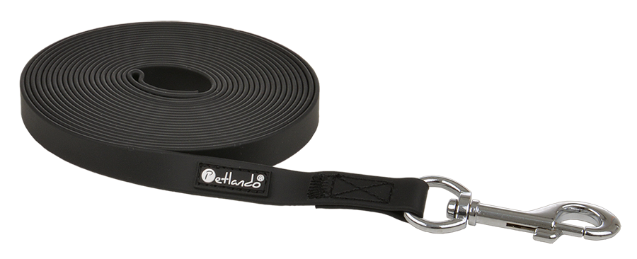 Petlando - Rubber Trackinglijn Zwart 15 mm