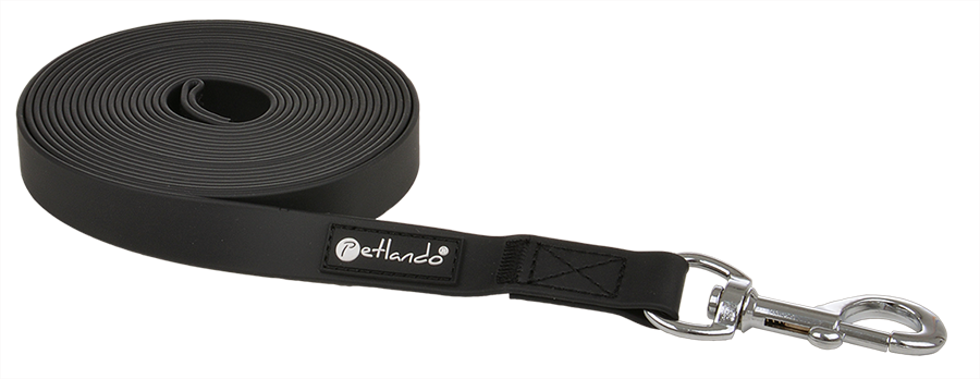 Petlando - Rubber Trackinglijn Zwart 20 mm