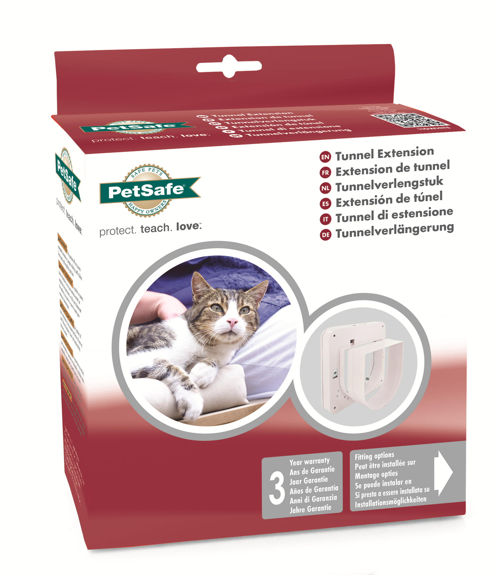 Petsafe -Tunnel voor het Microchip kattenluik Petporte smartflap