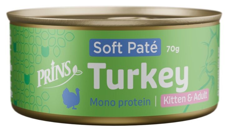 Prins - Cat Soft Pate Kalkoen 70gr