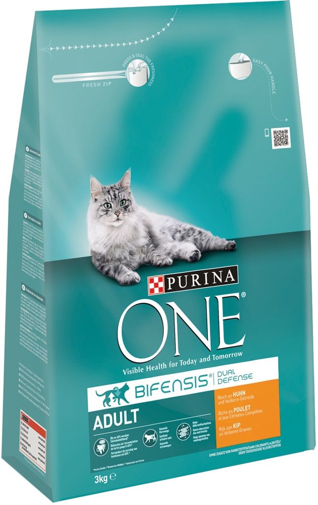 Purina One - Adult Kip / Volkoren granen