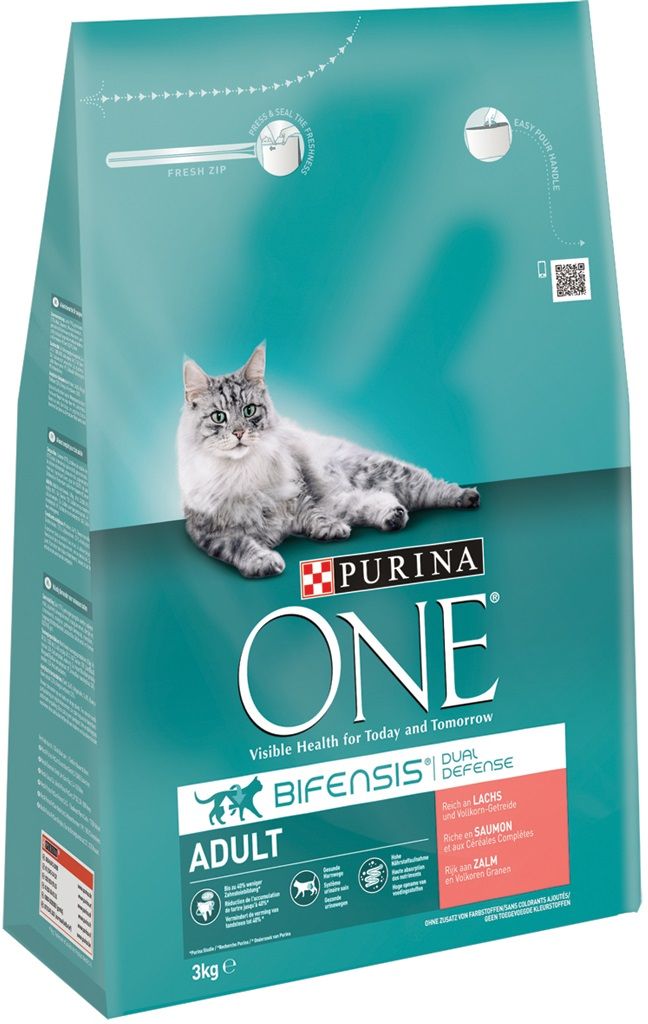 Purina One - Adult Zalm / Volkoren granen