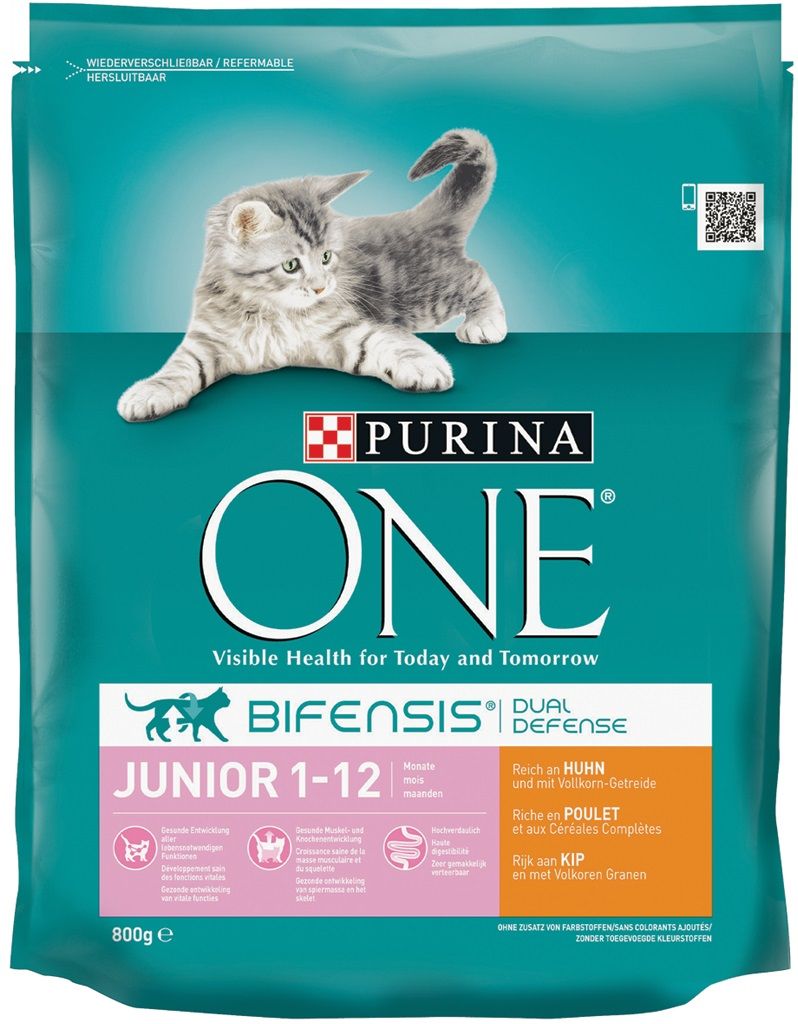 Purina One - Junior Kip / Volkoren granen