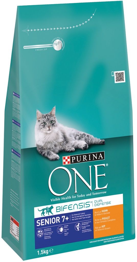 Purina One - Senior Kip / Volkoren granen