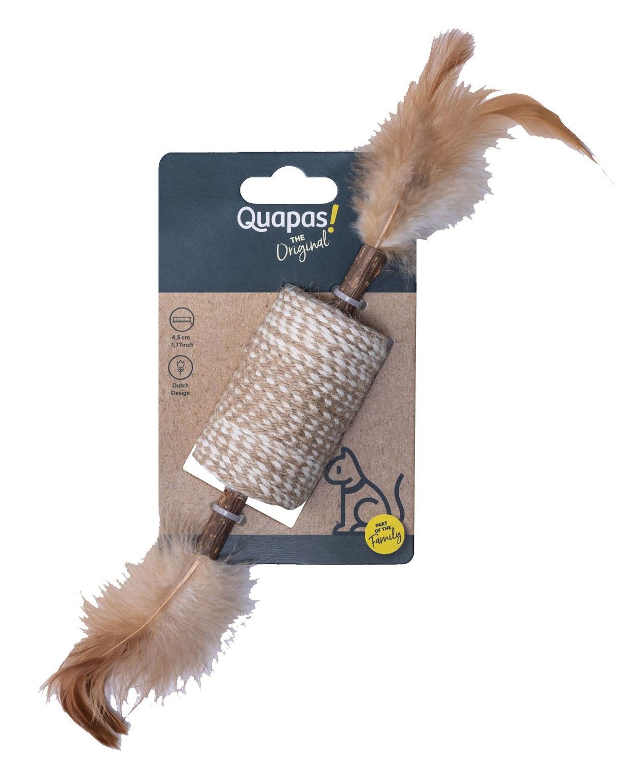 Quapas! - Barrel Stick With Feathers