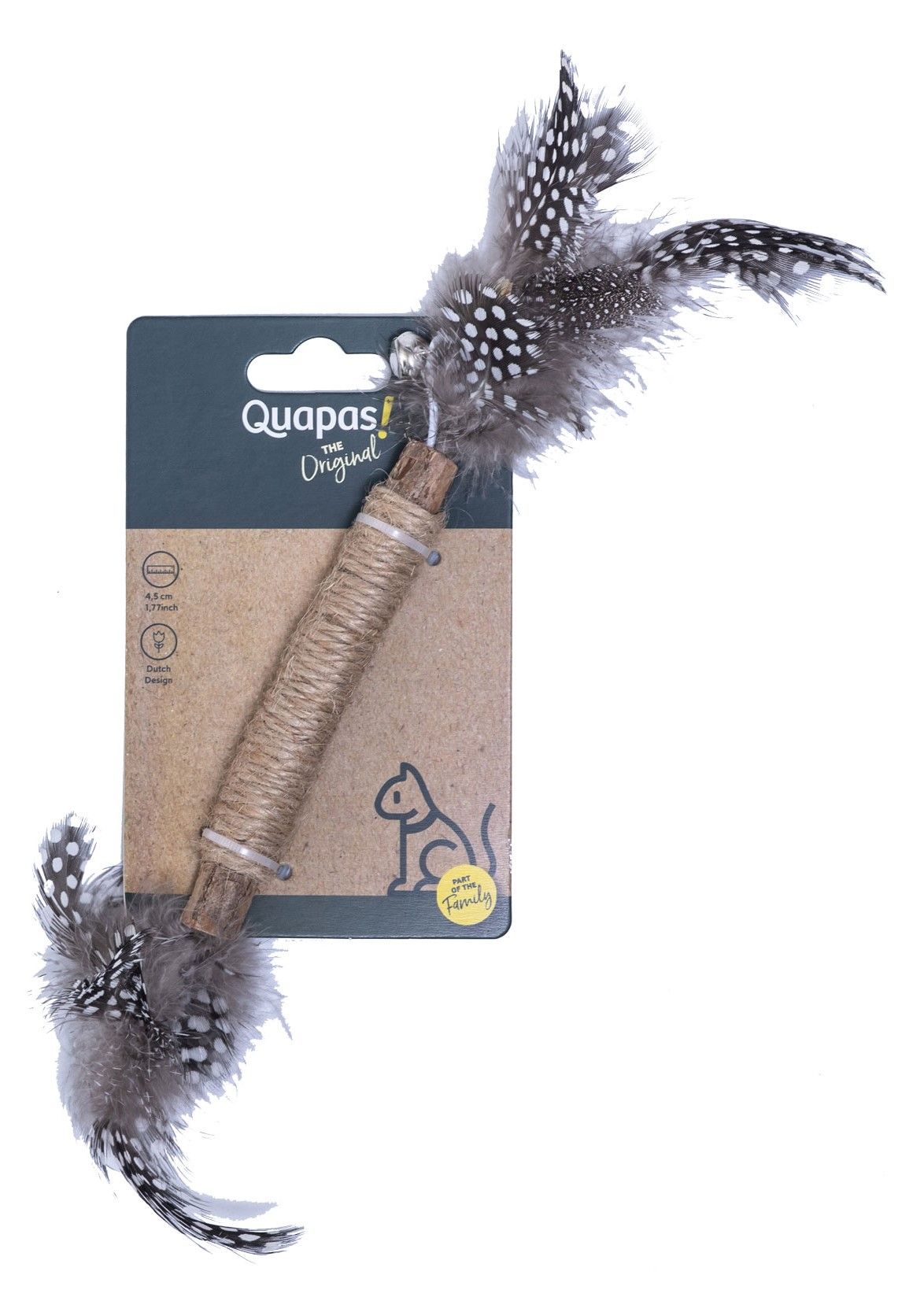 Quapas! - Hemp Stick With Feathers