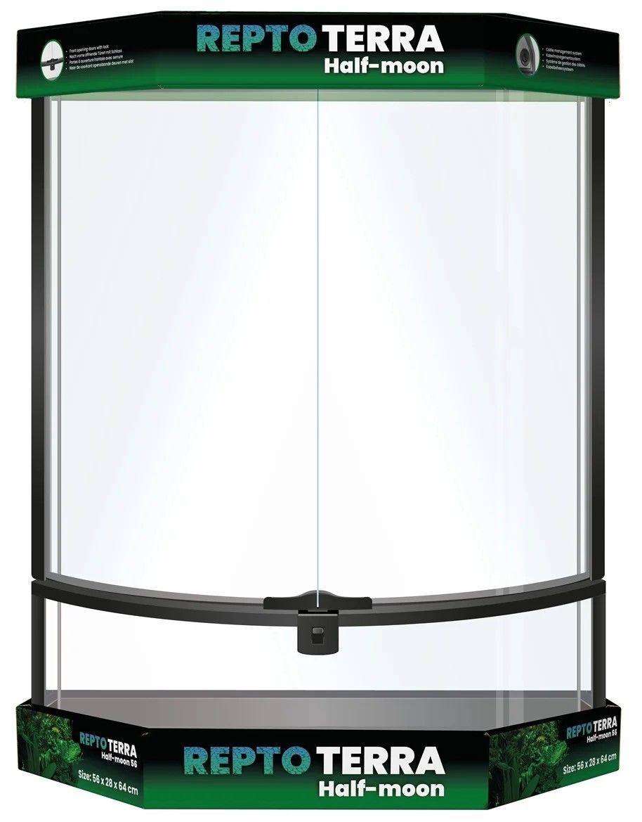 Repto - Terrarium Halfmoon 56x28x64cm