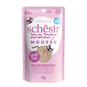 Schesir Cat Baby Kitten Kip & Lever Mousse 70gr