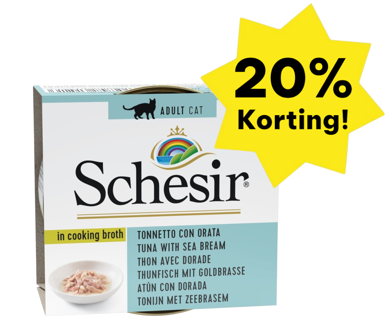 Schesir Complements - Tonijn met Zeebrasem in Bouillon