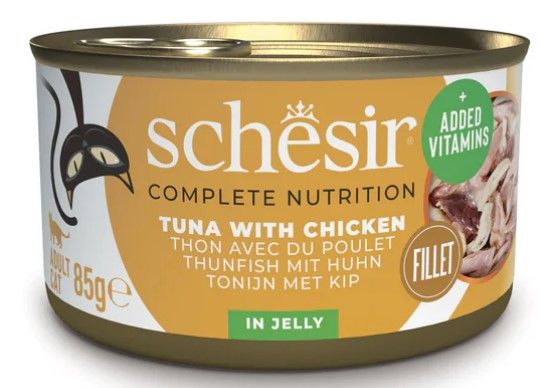 Schesir Complete Nutrition - Tonijn met kip in Jelly