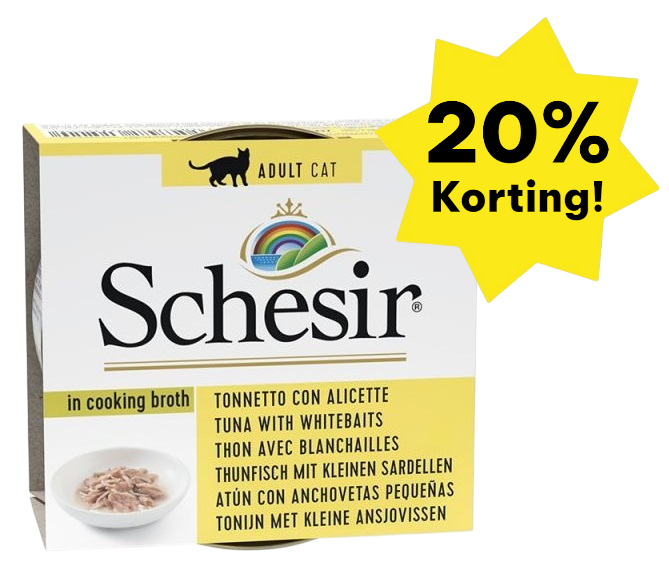 Schesir - in Bouillon - Tonijn met Kleine Ansjovissen