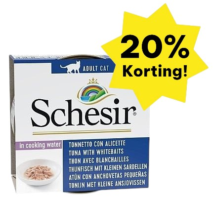 Schesir - in Kookwater - Tonijn & Ansjovis