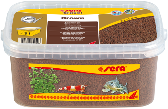 Sera - Gravel Bruin 2-3 mm