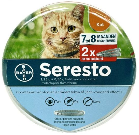 Seresto - Vlooien / tekenband kat