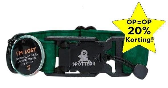 Spotted! PRO Halsband Groen
