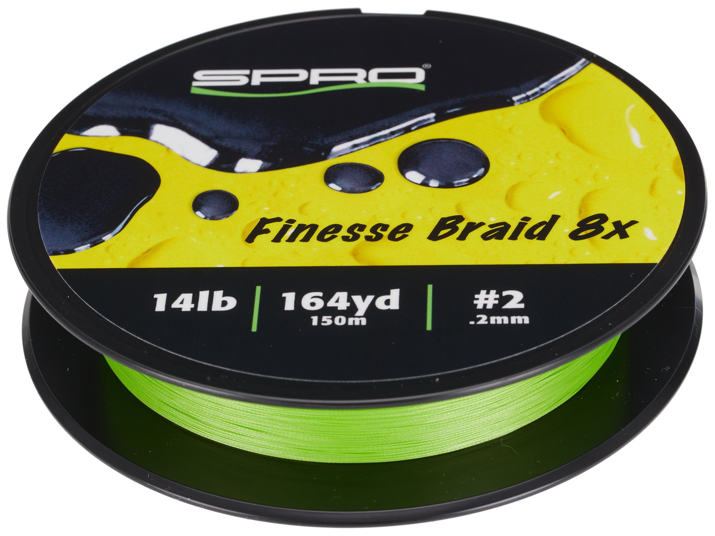 Spro - Finesse Braid 8x 8kg lime grn