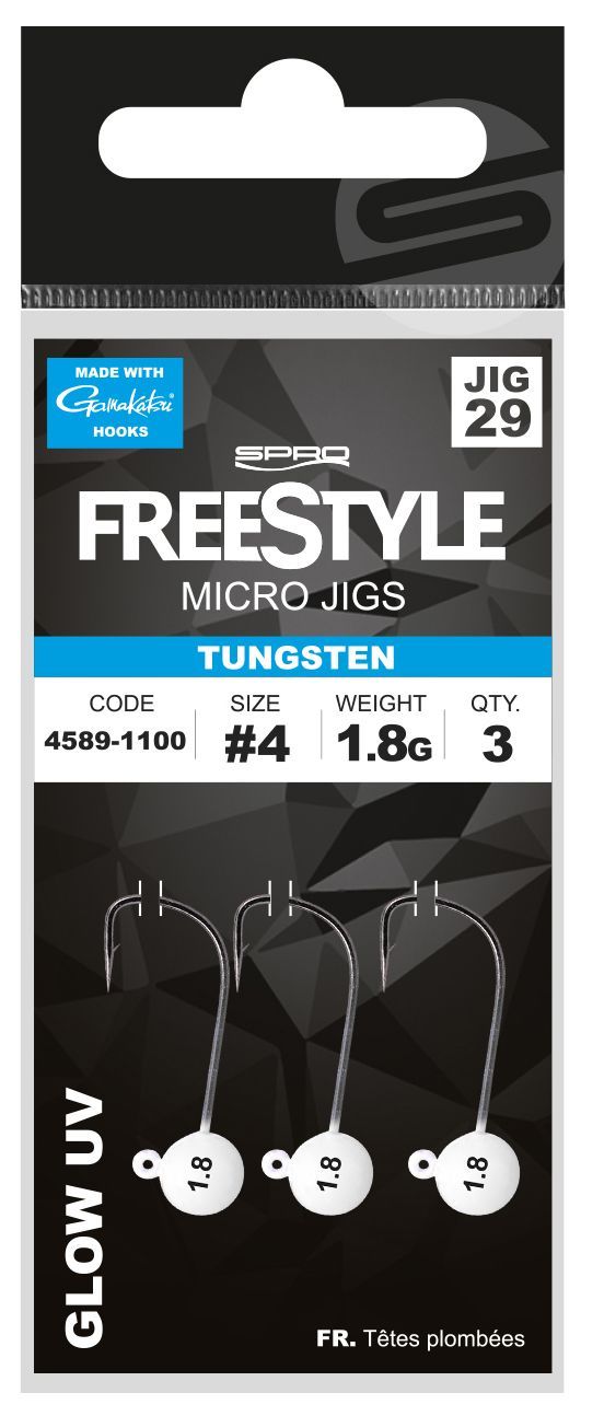 Spro Freestyle - Tungsten Micro Jigs 29 Black