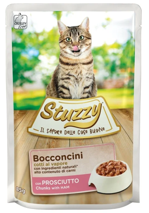 Stuzzy - Pouch - Ham stukjes. 85gr