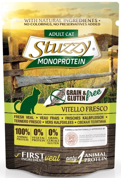 Stuzzy - Pouch Kat - MonoproteÃ¯ne Kalfsvlees