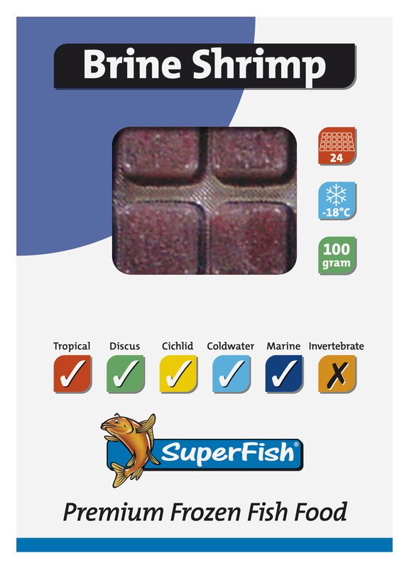 Superfish - Diepvries Artemia/Brine Shrimp 100gr