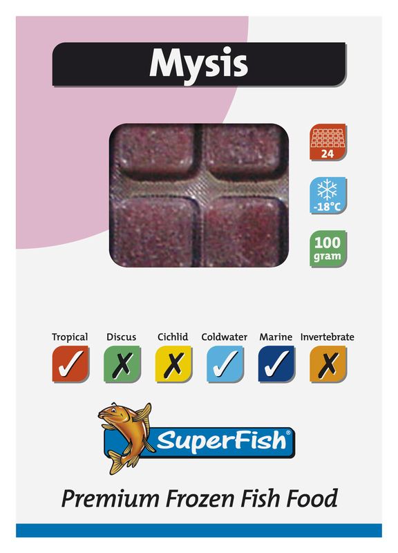 Superfish - Diepvries Mysis 100gr
