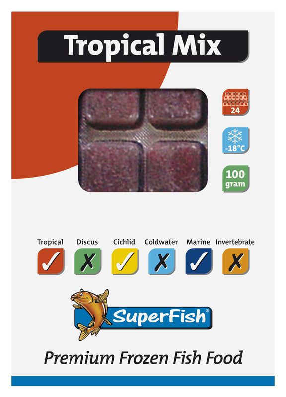 Superfish - Diepvries Tropical Mix 100gr