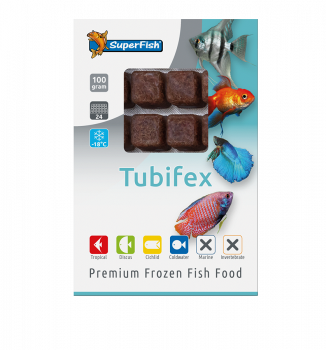 Superfish - Diepvries Tubifex 100gr