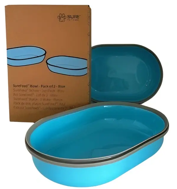 Surefeed - VoerBakje Enkel Blauw