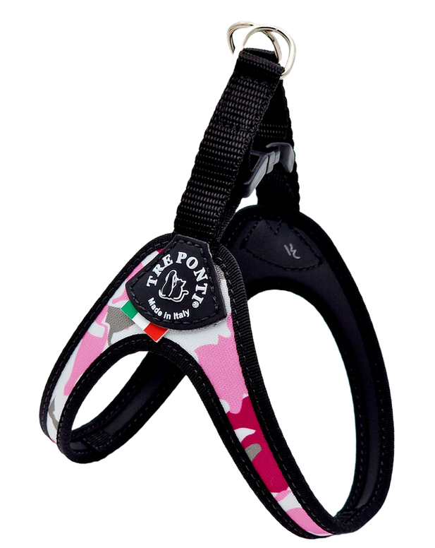 Tre Ponti - Fibbia Camouflage Tuig Roze
