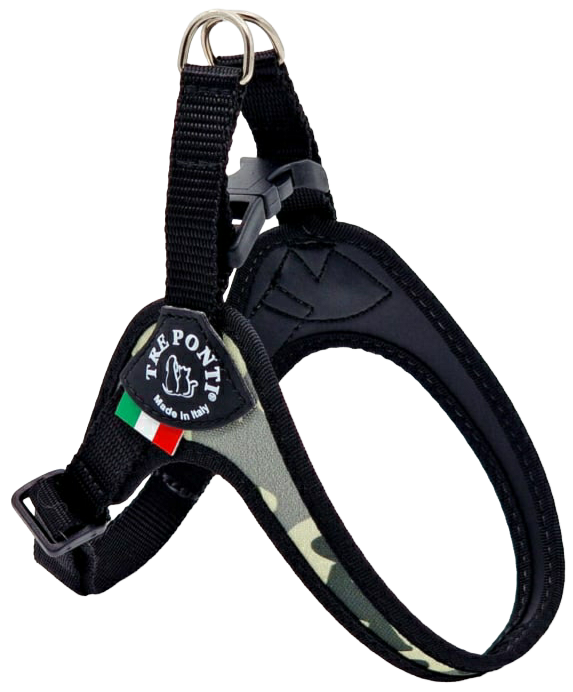 Tre Ponti - Fibbia Verstelbaar Camouflage Grijs