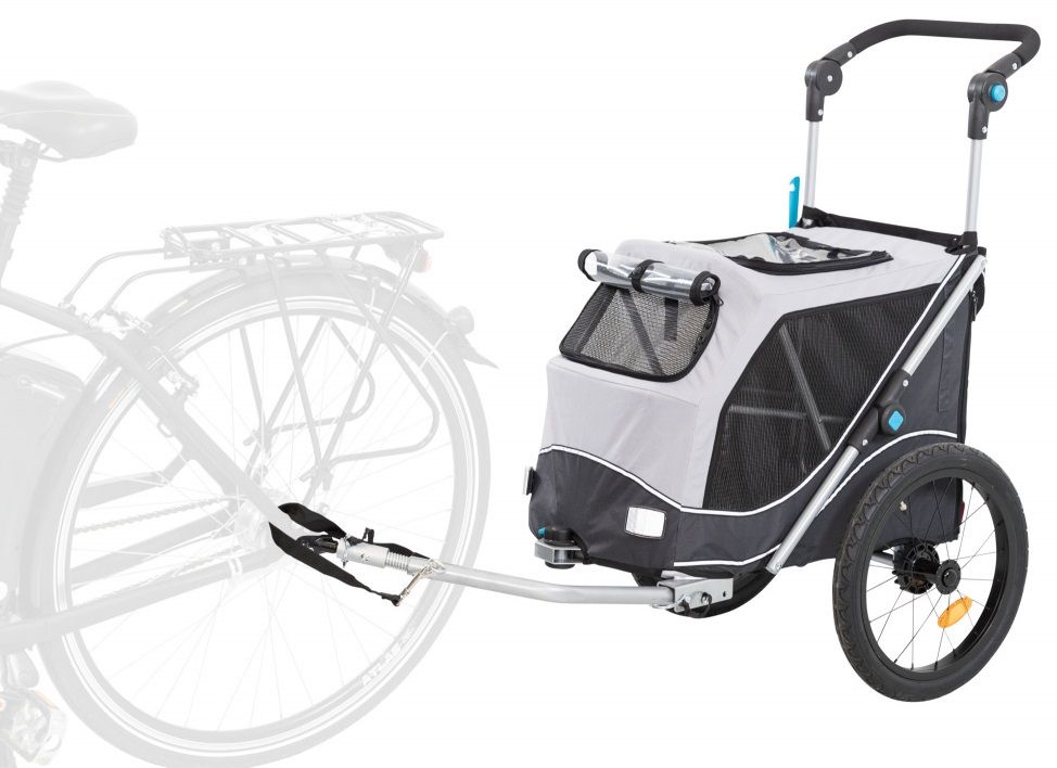 Trixie - Fietskar voor honden Met snel inklapsysteem