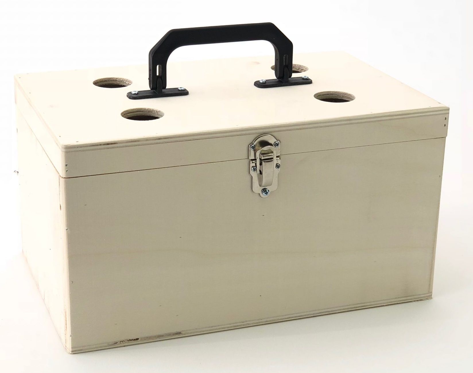 Vervoerskist met deksel tweevaks