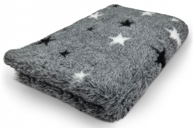 Vetbed - Starry Night Grijs Antislip