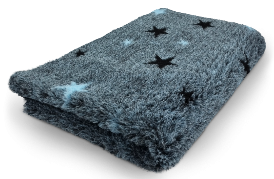 Vetbed - Starry Night blauw Antislip