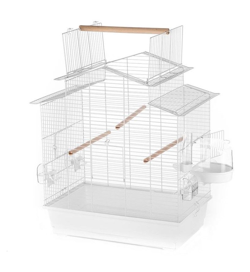 Vogelkooi Iza 3 - Wit