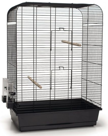 Vogelkooi Nina - Grijs / Zwart