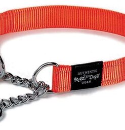 ROGZ FOR DOGS LUMBERJACK HALFSLIP HALSBAND ORANJE