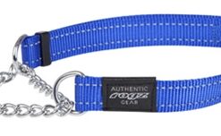 ROGZ FOR DOGS FANBELT HALFSLIP HALSBAND BLAUW