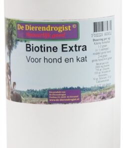 DIERENDROGIST BIOTINE POEDER+KRUIDEN VOOR HOND EN KAT